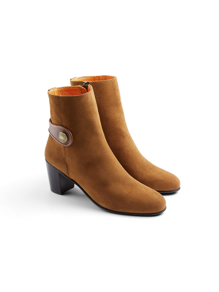 The Upton Women's Ankle Boot - Tan Suede