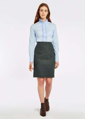 Chamomile Ladies Country Shirt-Blue