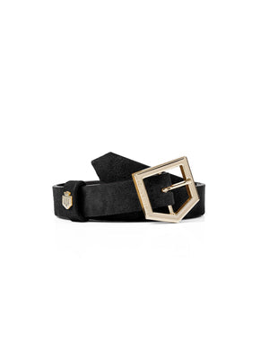 The Sennowe Women's Belt - Black Suede