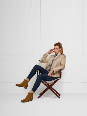 The Rockingham Chelsea Ankle Boot - Tan Suede