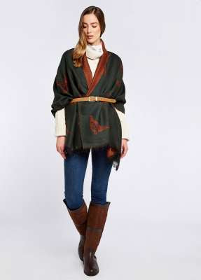 Birchdale Wool Stole Ivy