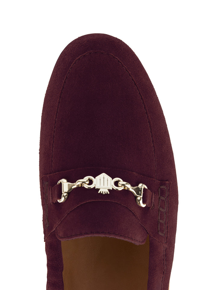 The Newmarket Women's Loafer - Plum Suede