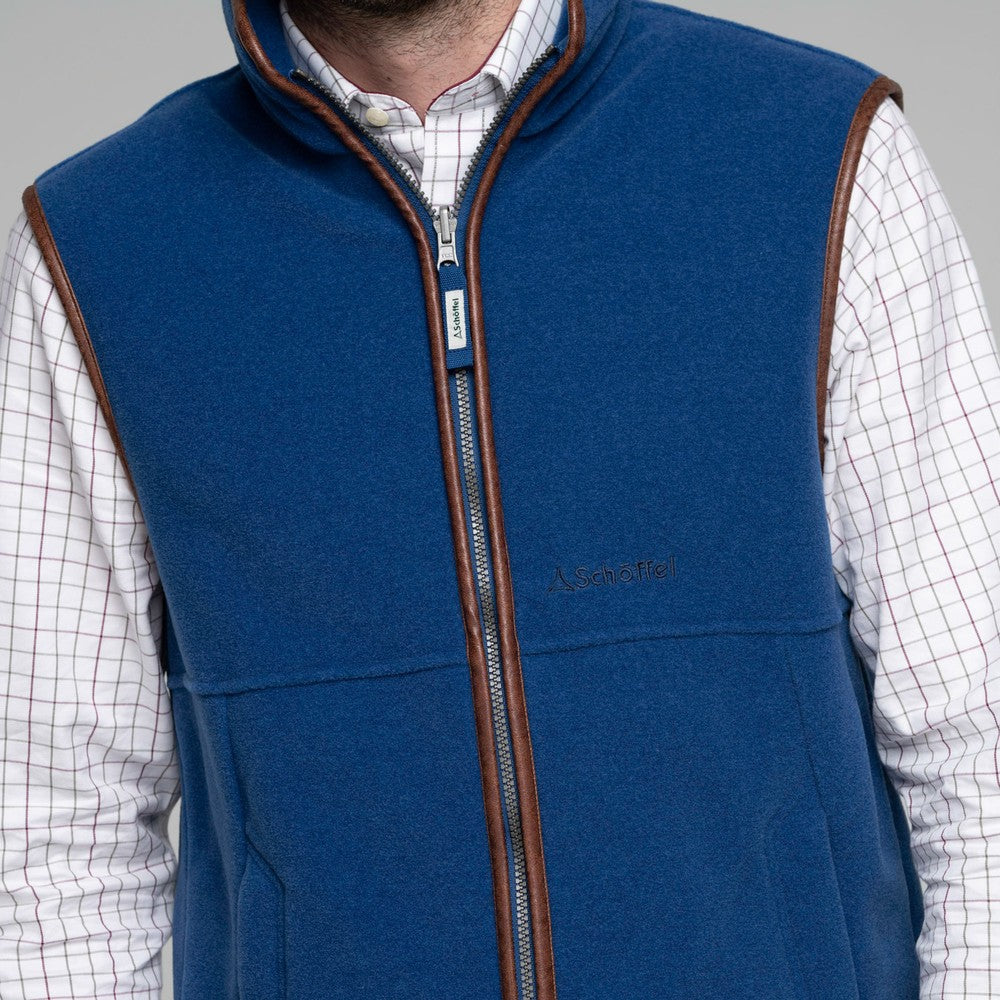 Oakham Fleece Gilet - Cobalt Blue