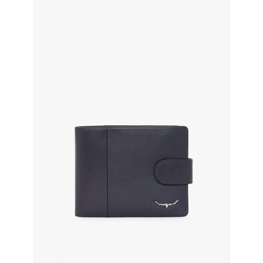 Wallet With Coin Pocket & Tab - Navy