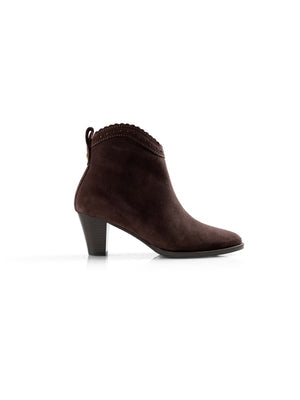 The Regina Women's Ankle Boot - Chocolate Suede