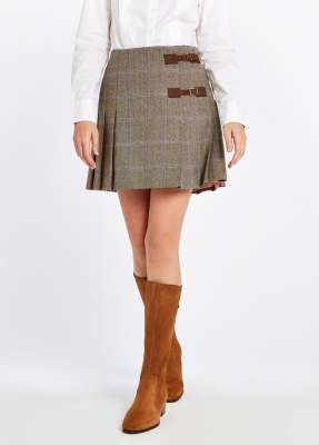 Blossom Tweed Skirt - Woodrose