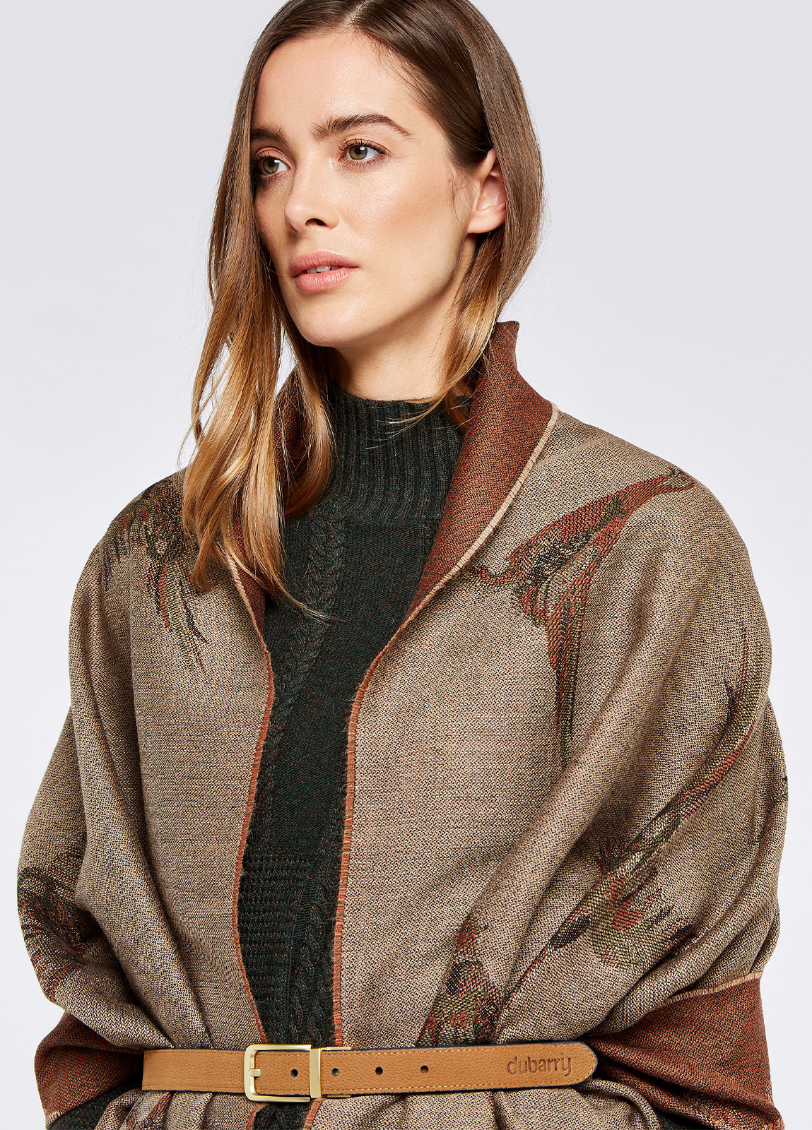 Birchdale Wool Stole - Taupe