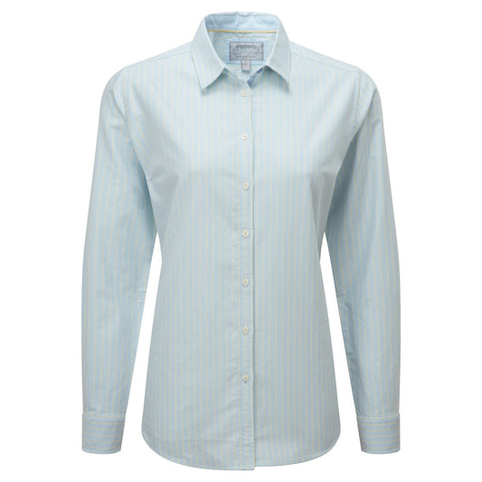 Cley Soft Oxford Shirt Blue/LemonStripe