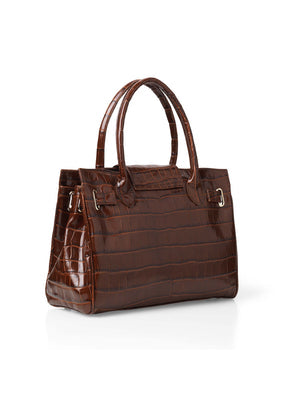 The Windsor Women's Handbag - Conker Leather