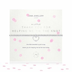 A Little Thank You For Helping Me Tie The Knot Bracelet