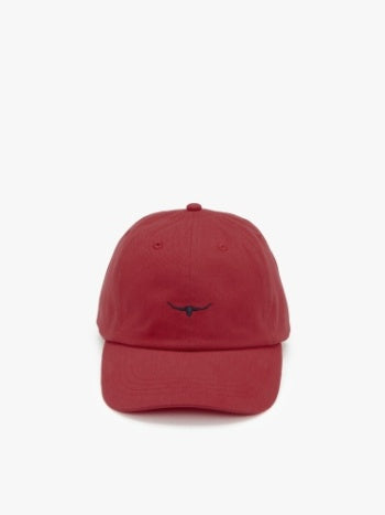 Mini Longhorn Cap Red