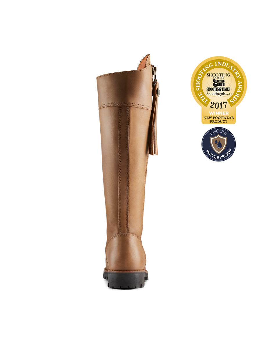 The Explorer Women's Waterproof Boot - Oak Leather, Narrow Calf