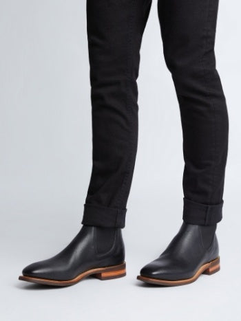 Comfort Kangaroo Craftsman Boots - Black