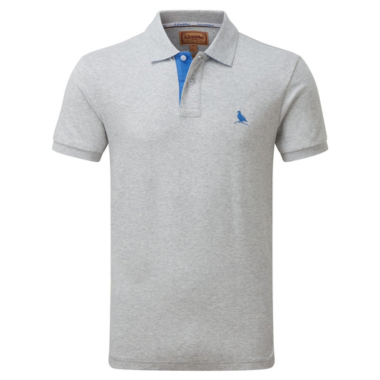 St Ives Jersey Polo Shirt Grey