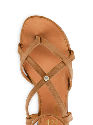 The Brancaster Women's Sandal - Tan Suede