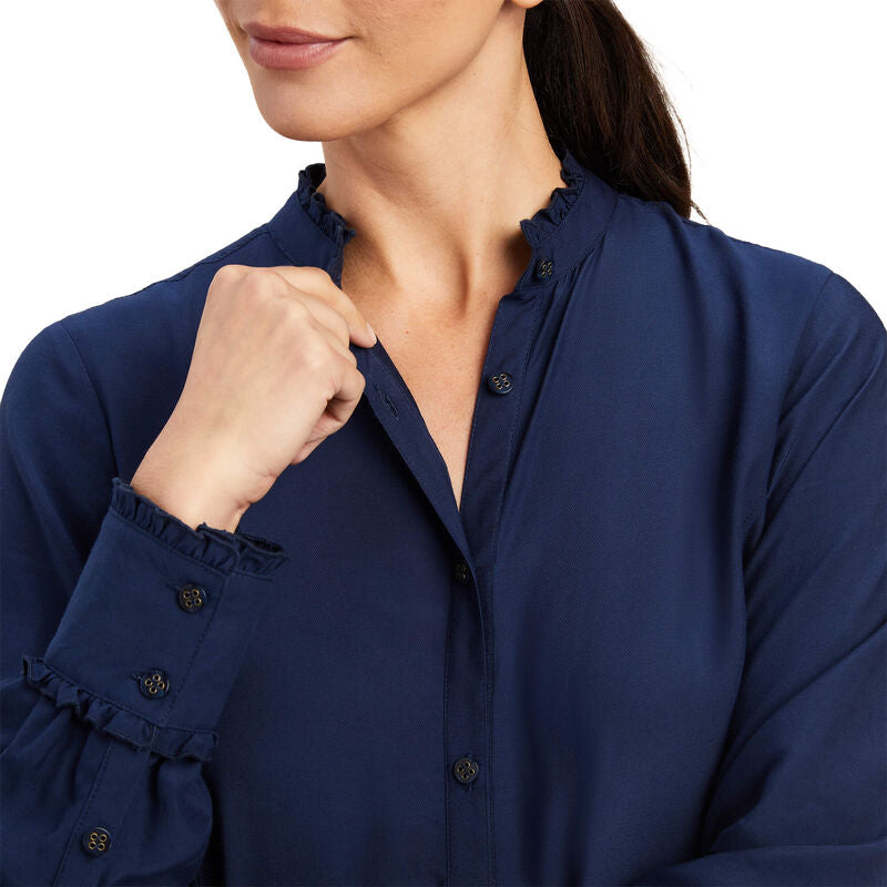 Clarion Blouse Navy