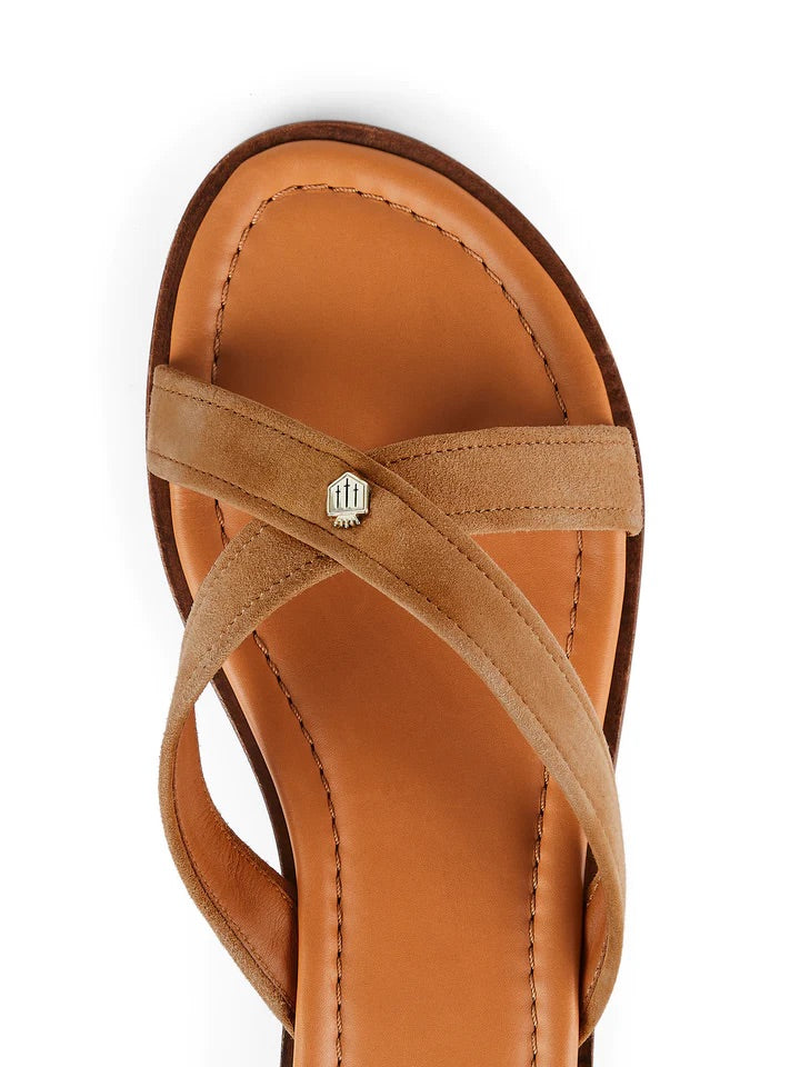 The Holkham Women's Sandal - Tan Suede
