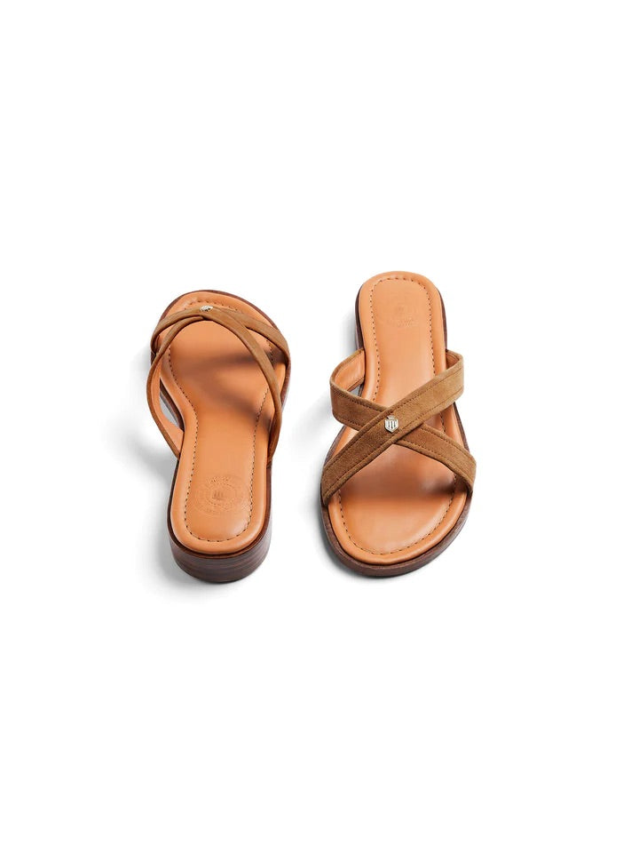 The Holkham Women's Sandal - Tan Suede