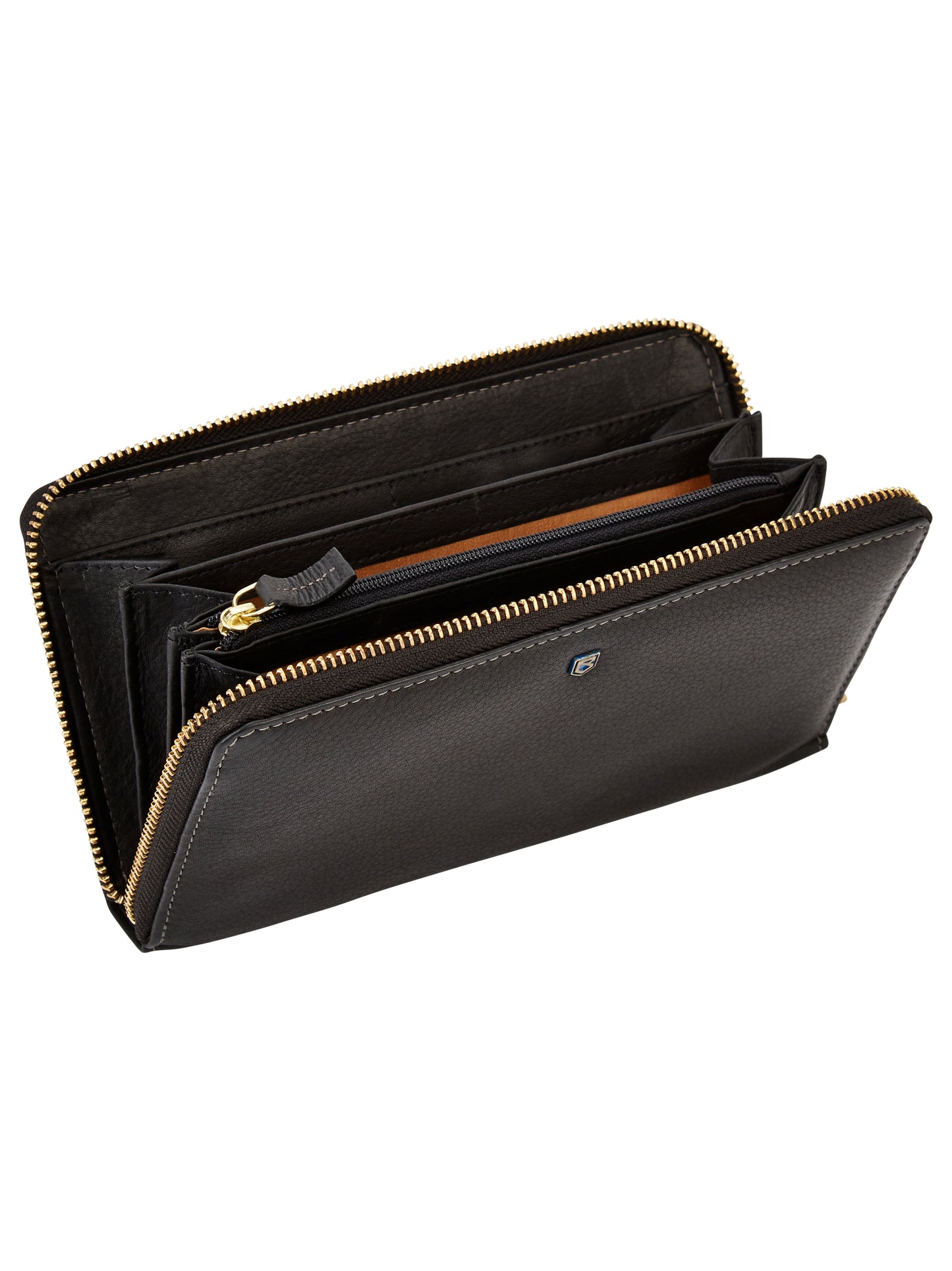 Portlick Leather Wallet  in Black