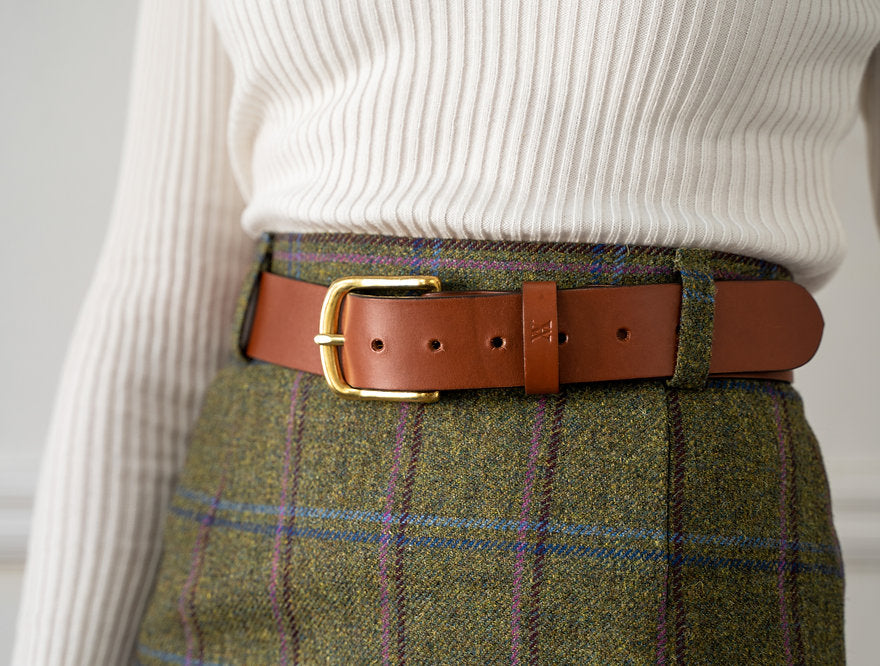 VA Leather Belt Chestnut