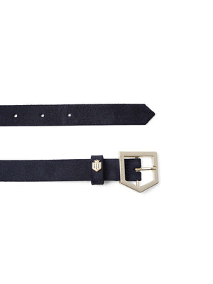 The Sennowe Women's Belt - Navy Blue Suede