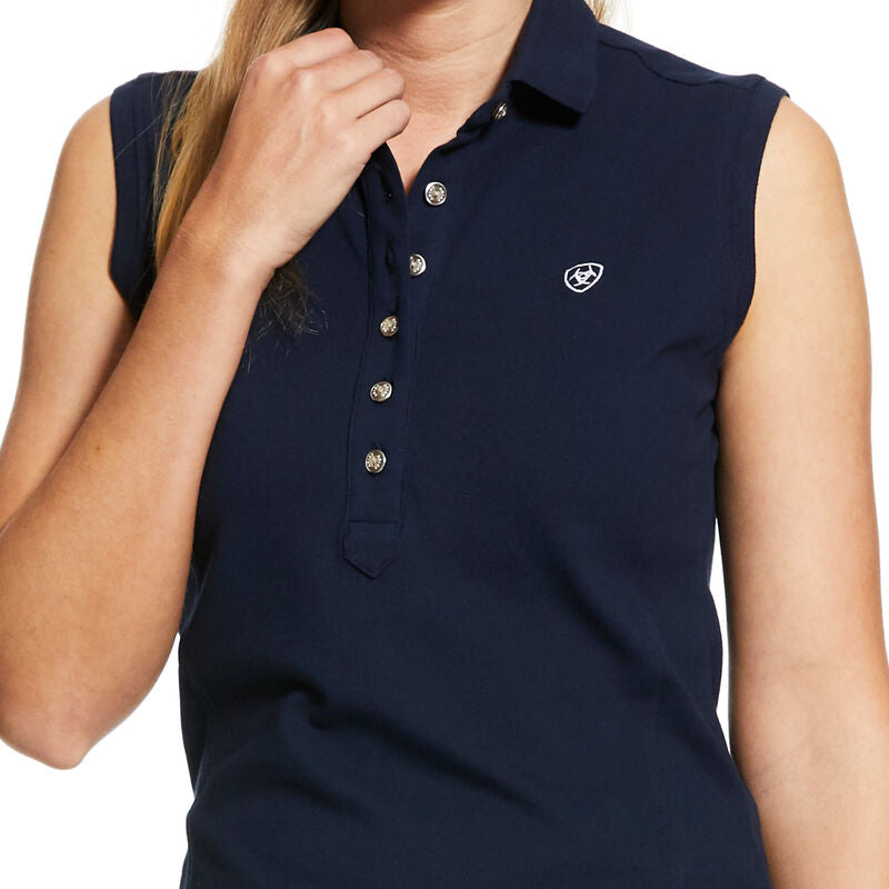 Prix 2.0 Navy Sleevless Polo