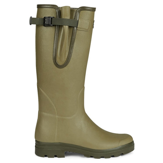 Men’s Vierzon Jersey Lined Wellington Boot Vert Chameau