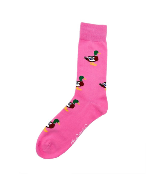 Pink Duck Socks