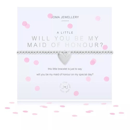 A Little Will You Be My Maid Of Honour? Bracelet
