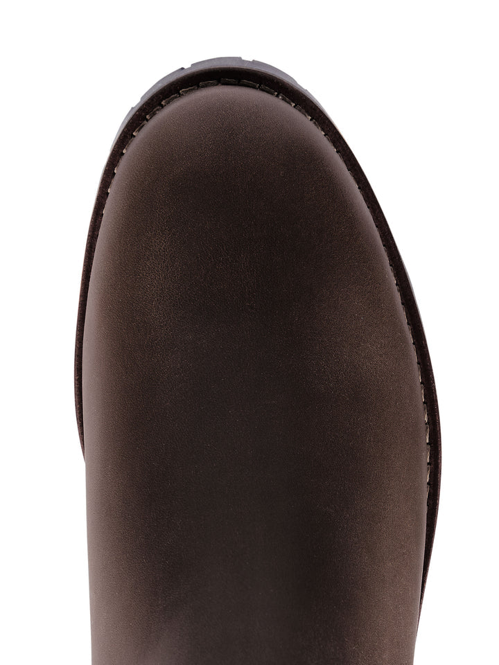 The Boudica Women's Shearling-Lined Ankle Boot - Mahogany Leather