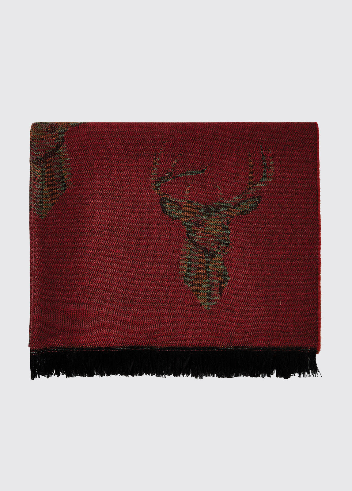 Heatherbell Stole - Cardinal