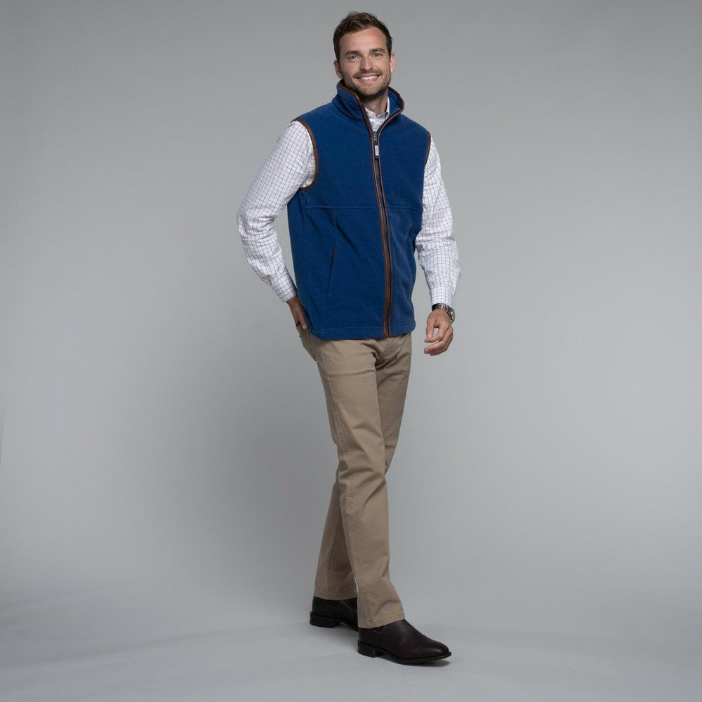 Oakham Fleece Gilet - Cobalt Blue