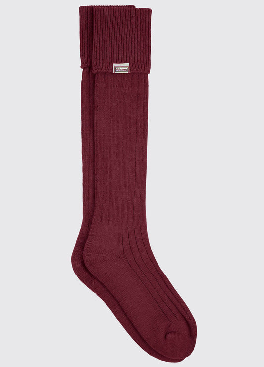 Alpaca Socks Malbec