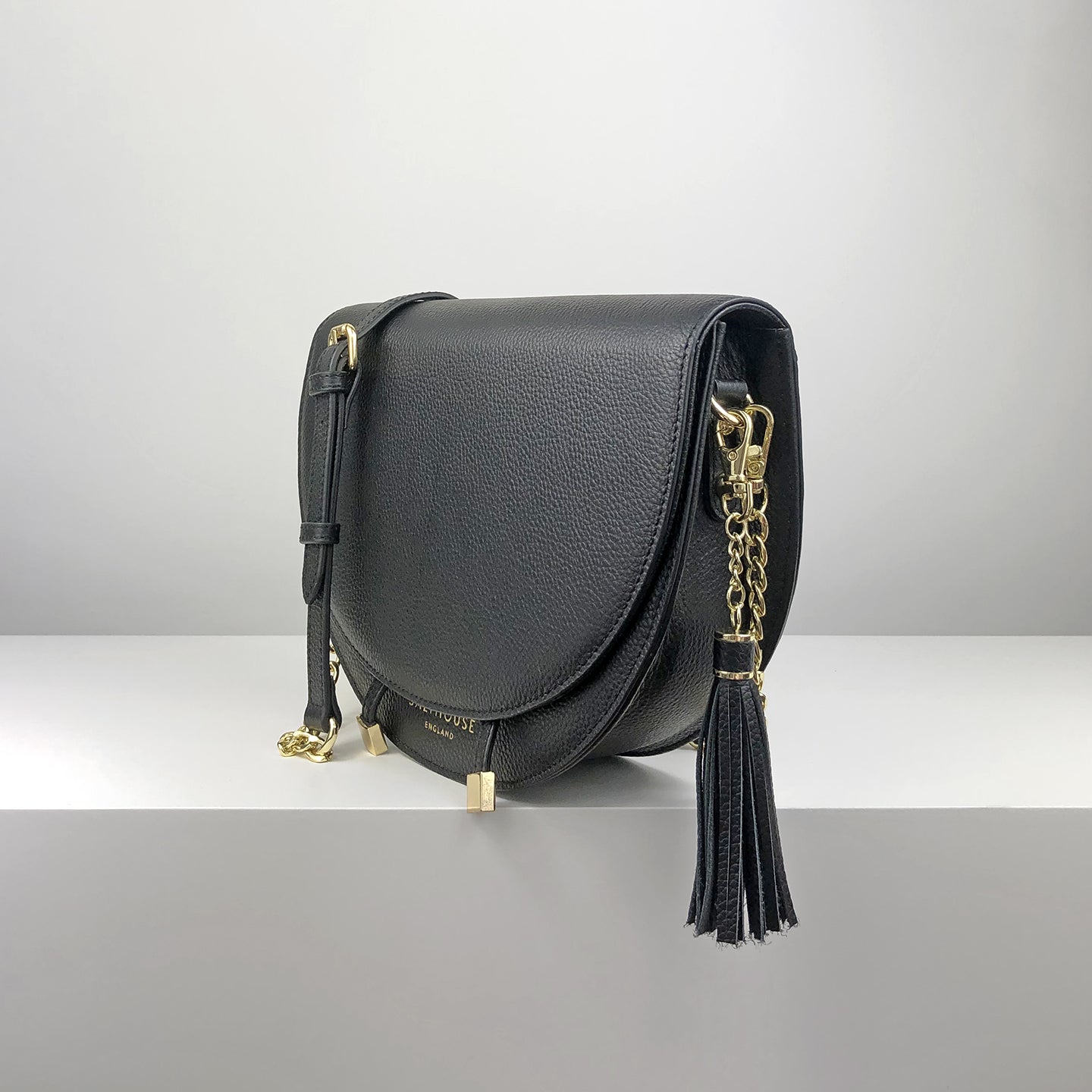 Floriana Grande Crossbody Bag - Black