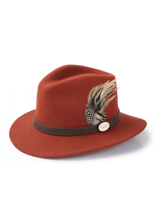 Suffolk Fedora Guinea & Pheasant Cinnamon