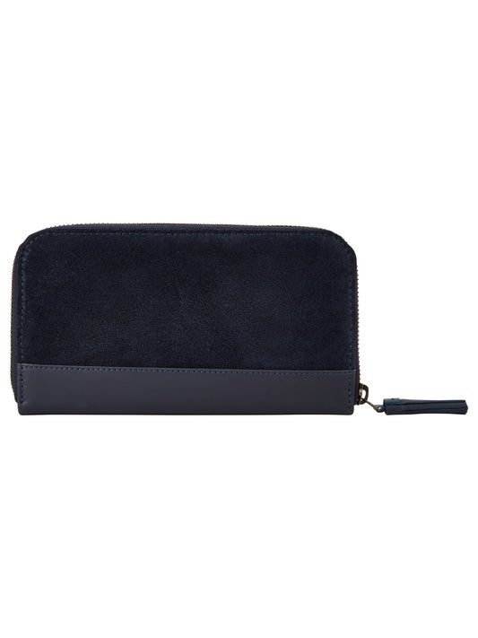 Northbrook Suede Purse - French Navy