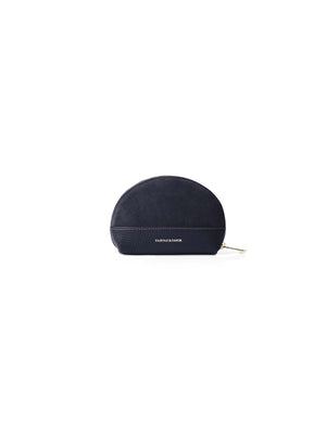 The Chiltern Women's Coin Purse - Navy Suede