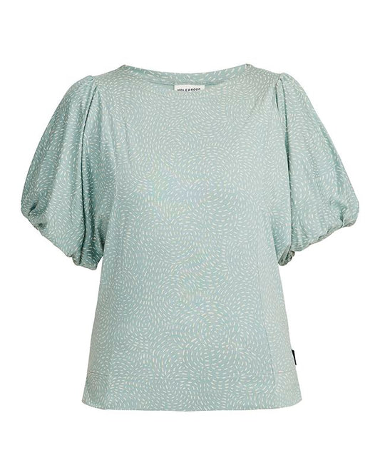 Holebrook Alice Tee Sage/Moon Dots