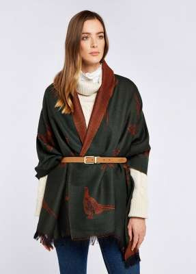 Birchdale Wool Stole Ivy
