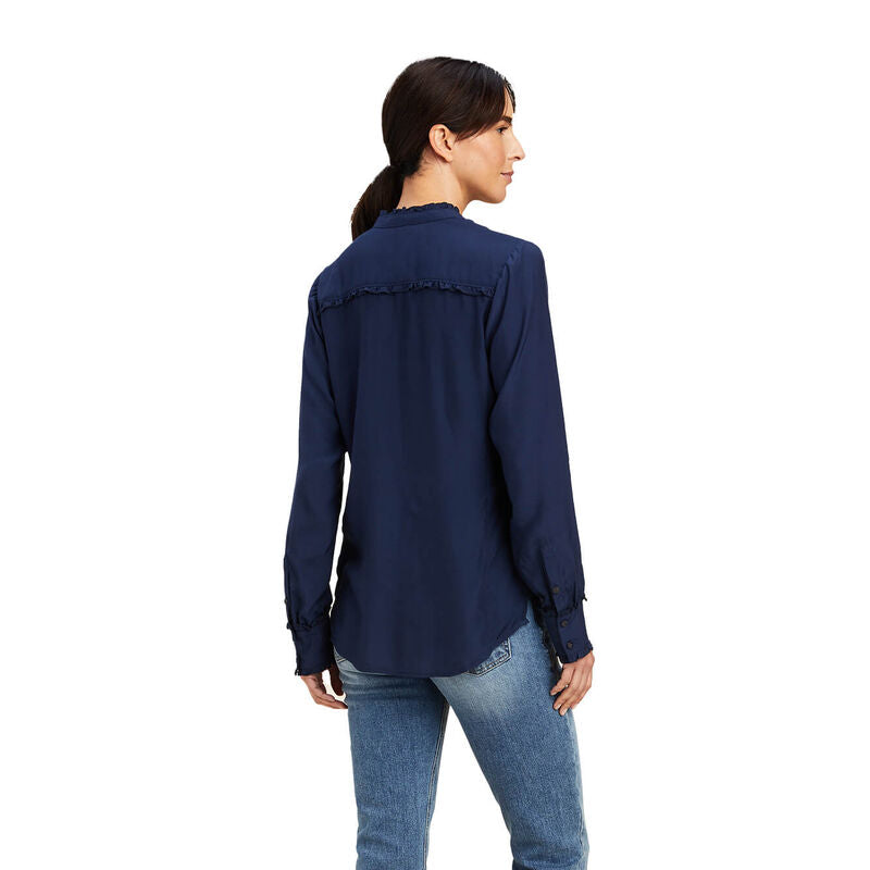 Clarion Blouse Navy