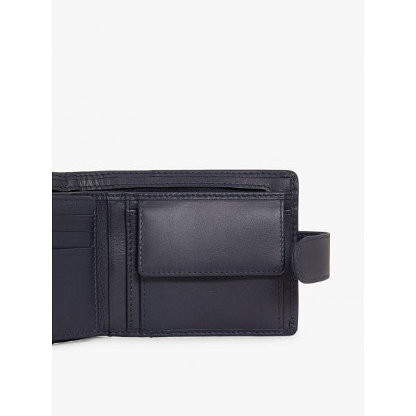 Wallet With Coin Pocket & Tab - Navy