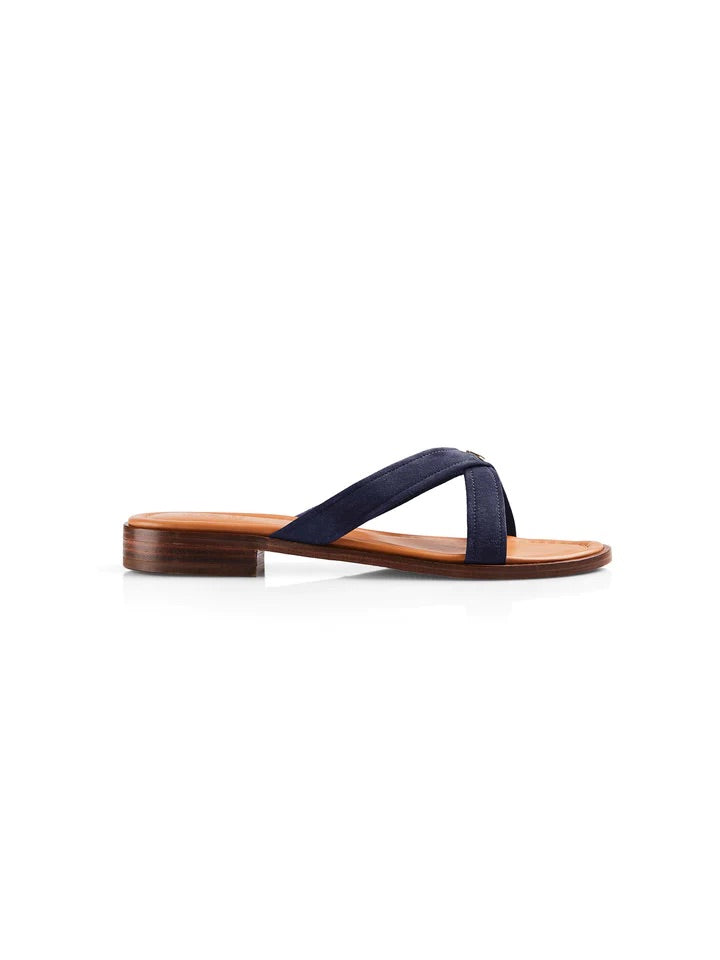 The Holkham Women's Sandal - Navy Suede