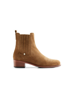 The Rockingham Chelsea Ankle Boot - Tan Suede