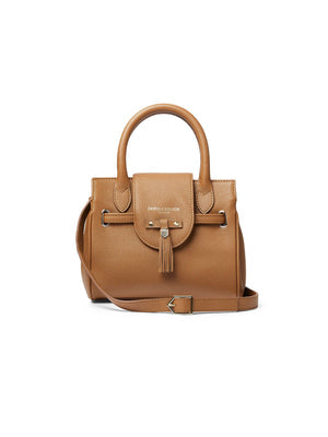The Windsor Women's Mini Handbag - Tan Leather