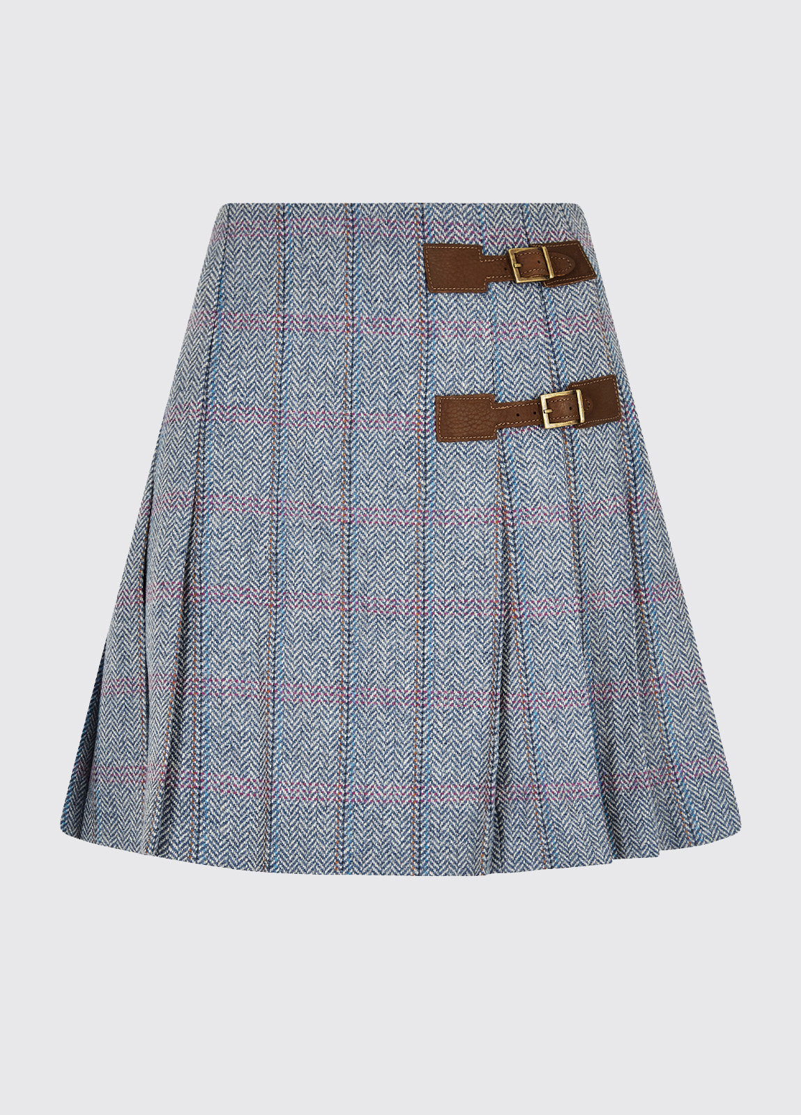 Blossom Tweed Skirt - Denim Haze