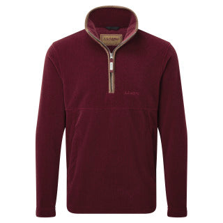 Berkeley 1/4 Zip Fleece Claret